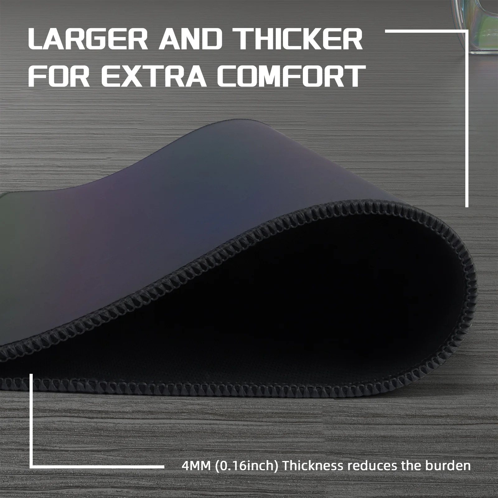 ATTACK SHARK CM03 eSport Gaming Mouse Pad (Rainbow Coated) - Image 14