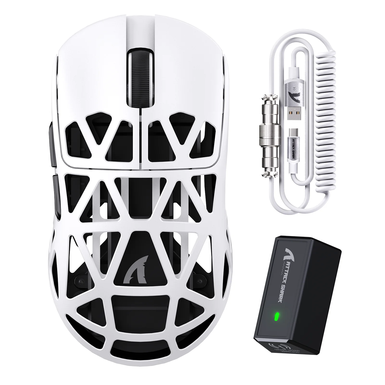 ATTACK SHARK R2 Magnesium Alloy PAW3950 Gaming Mouse 8K with Mouse Coiled Cable (Not Include the Charging Dock) - Image 44