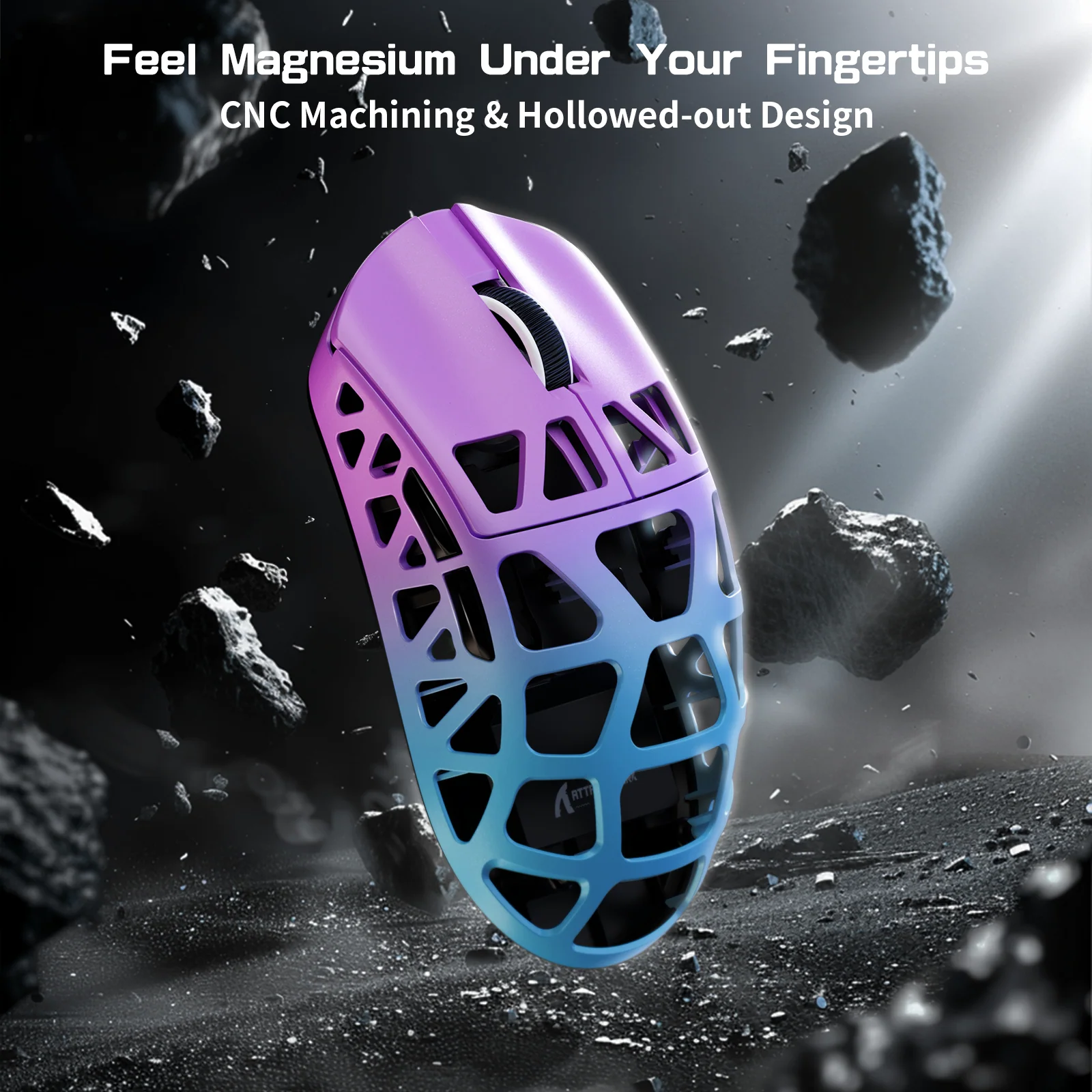ATTACK SHARK R3 Magnesium Alloy Gaming Mouse 8K with C06 Coiled Cable - Image 28