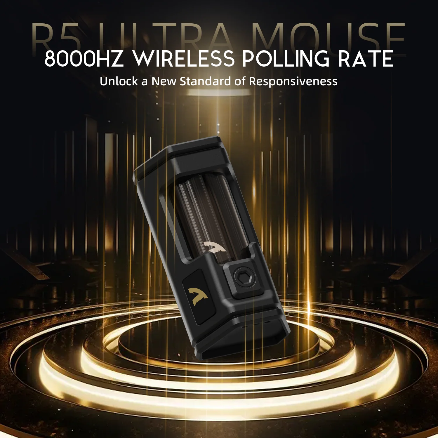 ATTACK SHARK R5 ULTRA Carbon Fiber Wireless 8K PAW3950MAX Gaming Mouse with 8K Coiled Cable - Image 35