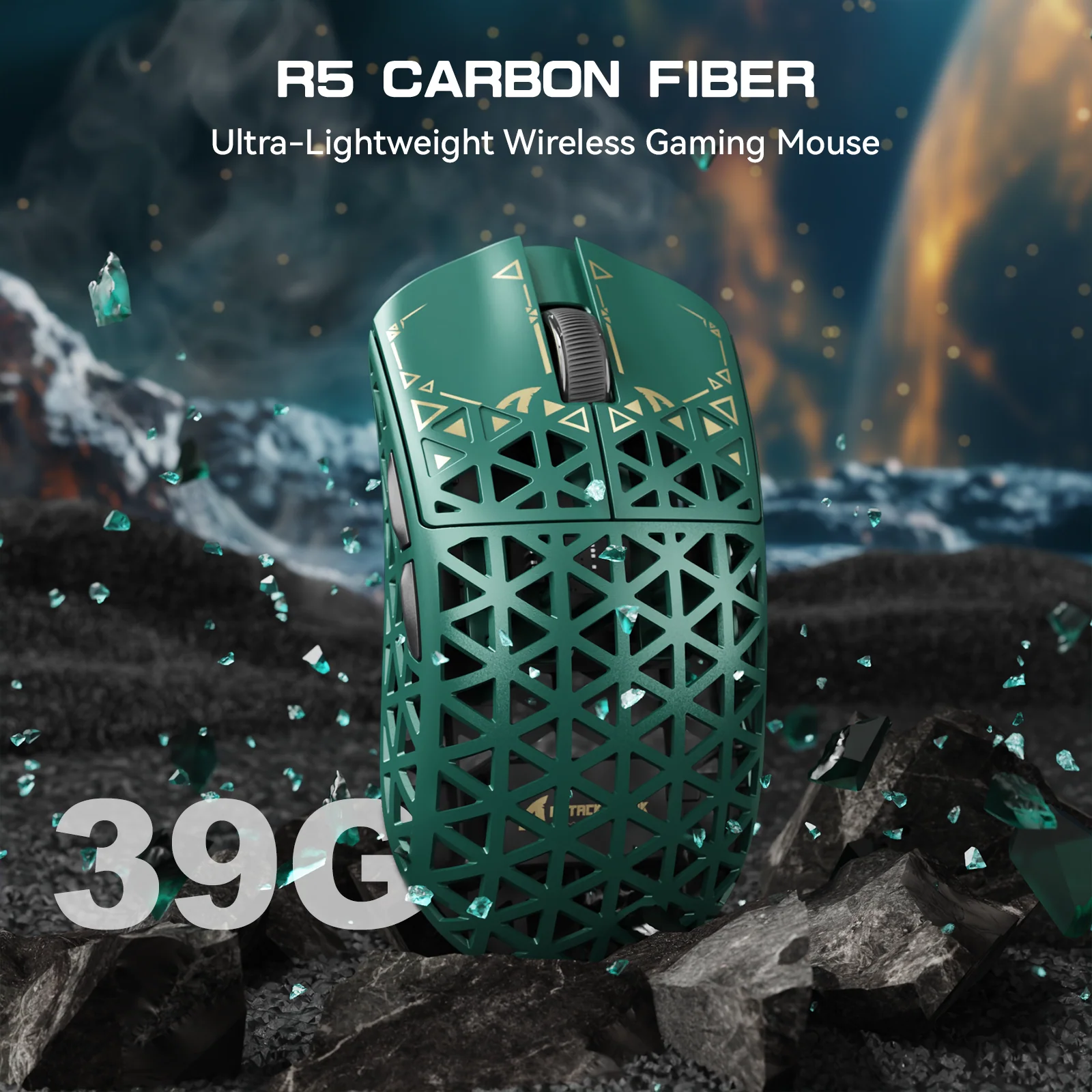 ATTACK SHARK R5 ULTRA Carbon Fiber Wireless 8K PAW3950MAX Gaming Mouse - Image 29