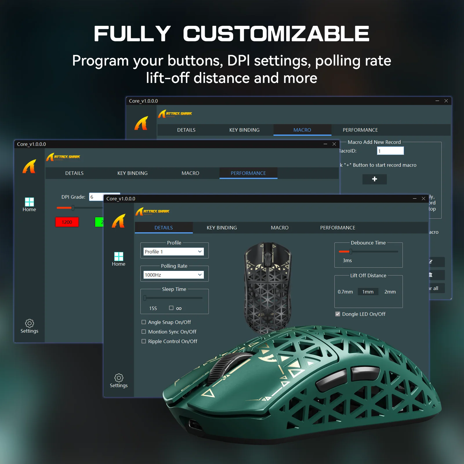 ATTACK SHARK R5 ULTRA Carbon Fiber Wireless 8K PAW3950MAX Gaming Mouse - Image 34