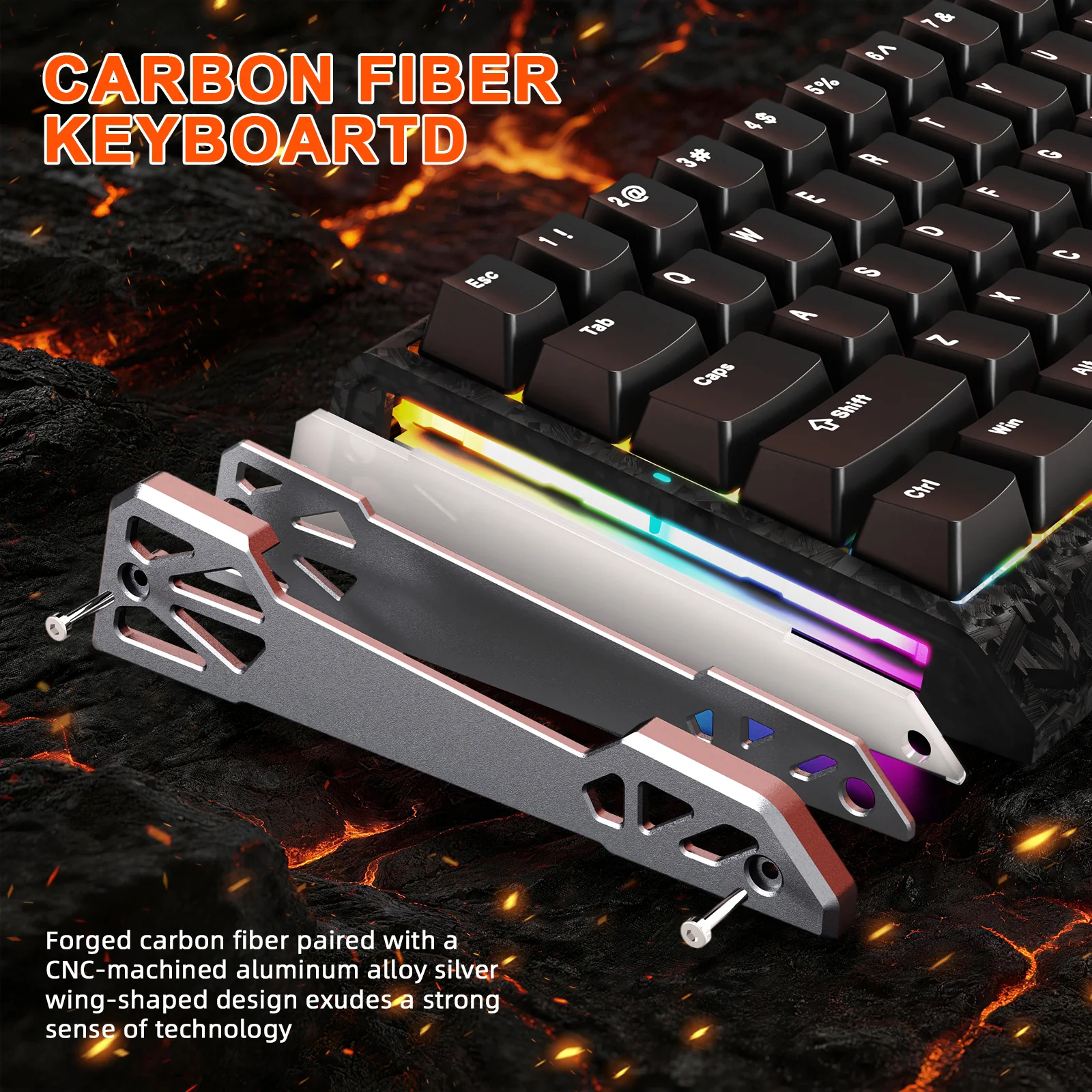 ATTACK SHARK R68 HE & R5 ULTRA Carbon Fiber Gaming Bundle - Image 25
