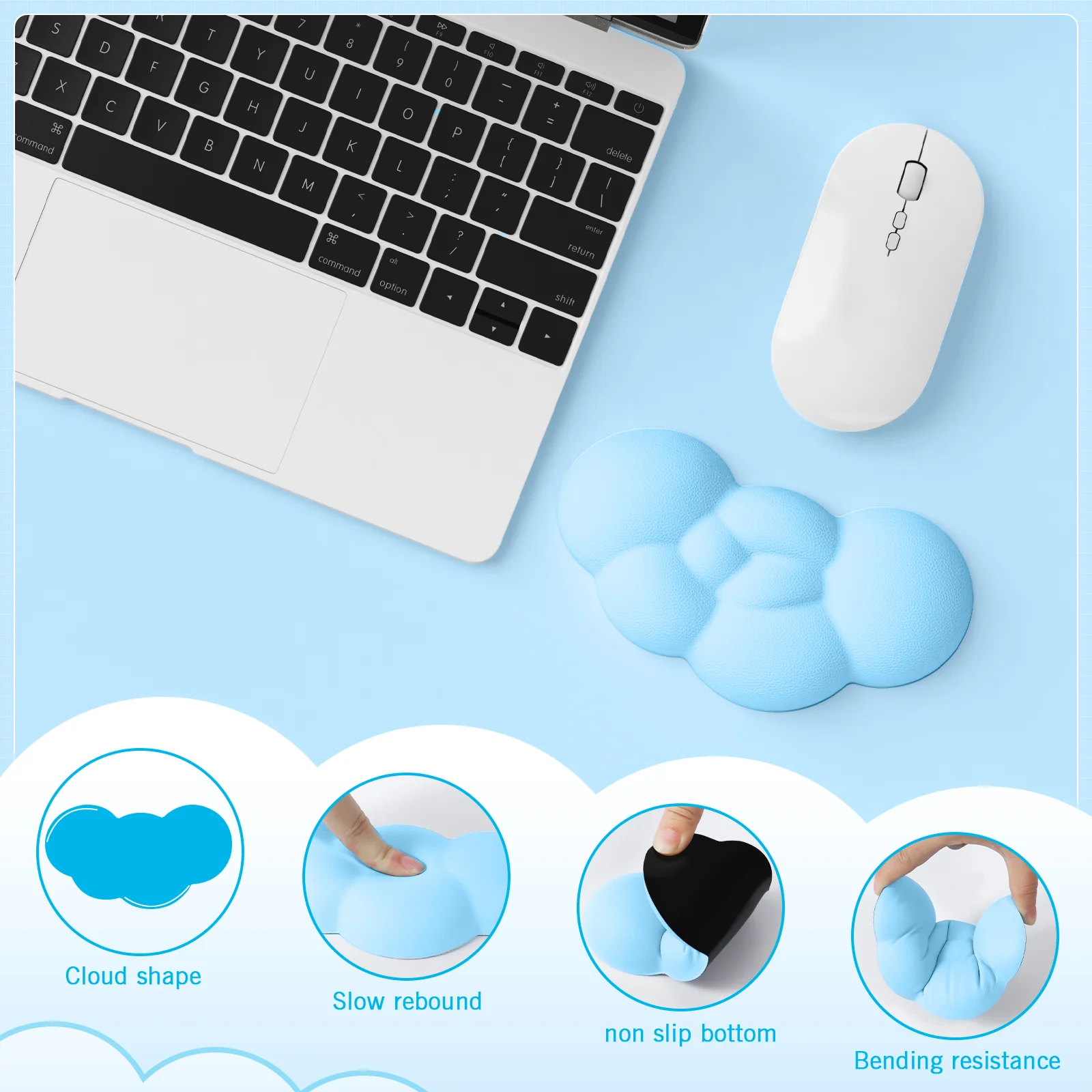 ATTACK SHARK X MAMBASNAKE Cloud Mouse Wrist Rest - Image 53