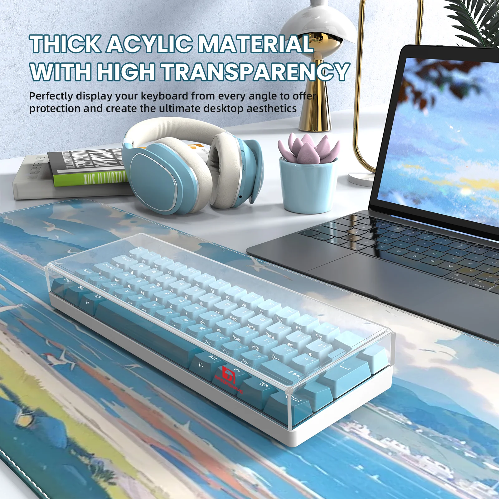 ATTACK SHARK x MAMBASNAKE 62-Key Keyboard Cover - Image 3