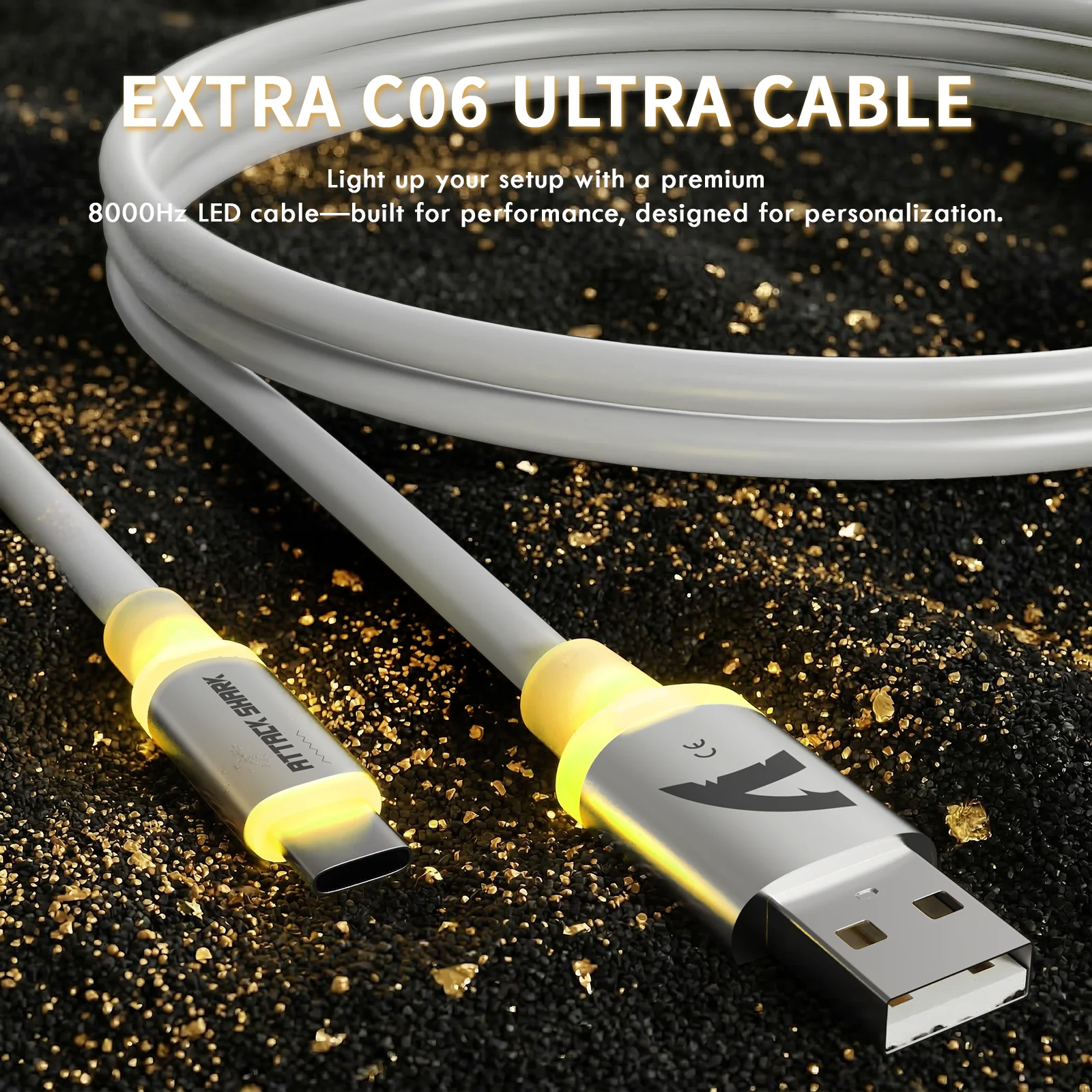 ATTACK SHARK X11 ULTRA Carbon Fiber Wireless Gaming Mouse With C06 Ultra LED Cable - Image 19