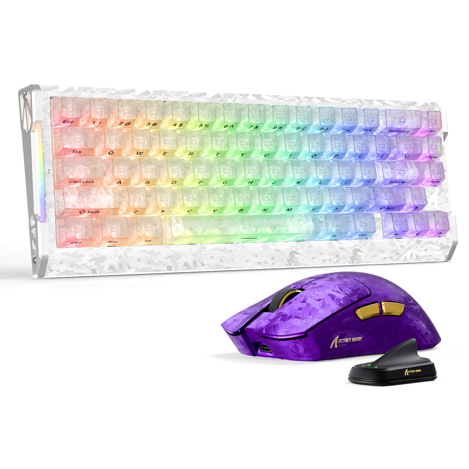 ATTACK SHARK R68 HE & X11 ULTRA Carbon Fiber Gaming Bundle - Image 3