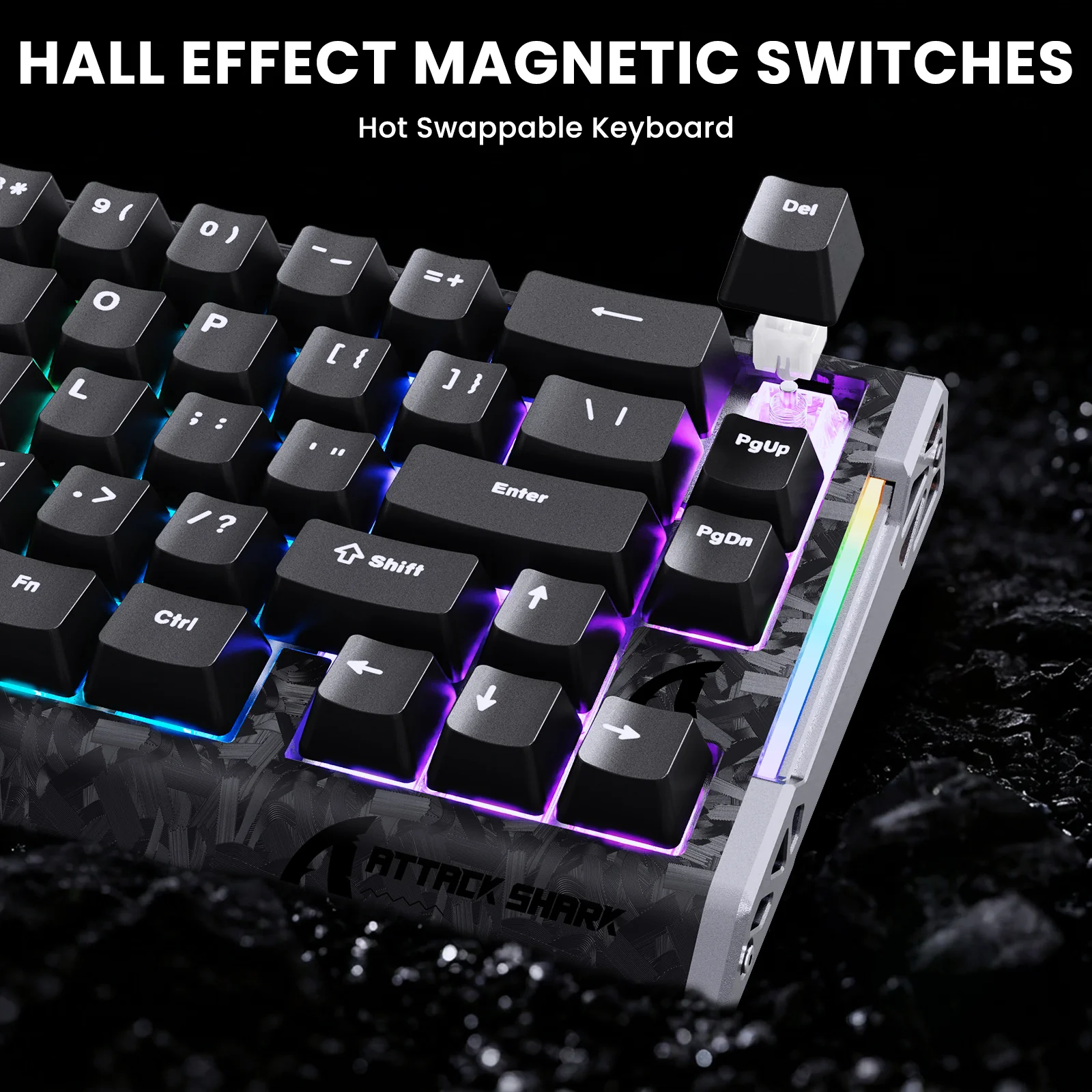 ATTACK SHARK R68 HE & X11 ULTRA Carbon Fiber Gaming Bundle With C01 ULTRA Coiled Cable - Image 21