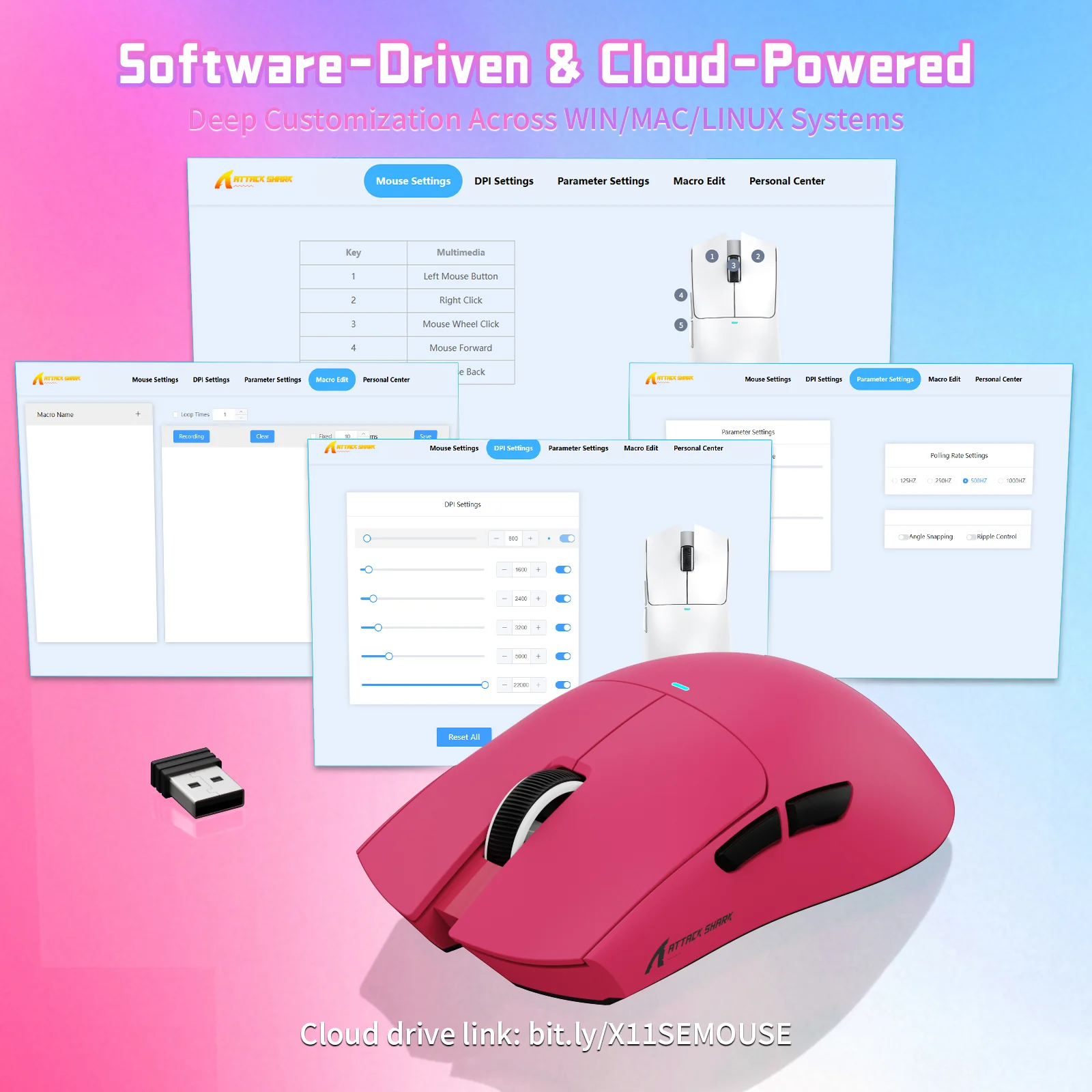 ATTACK SHARK X11SE Wireless Gaming Mouse - Image 26