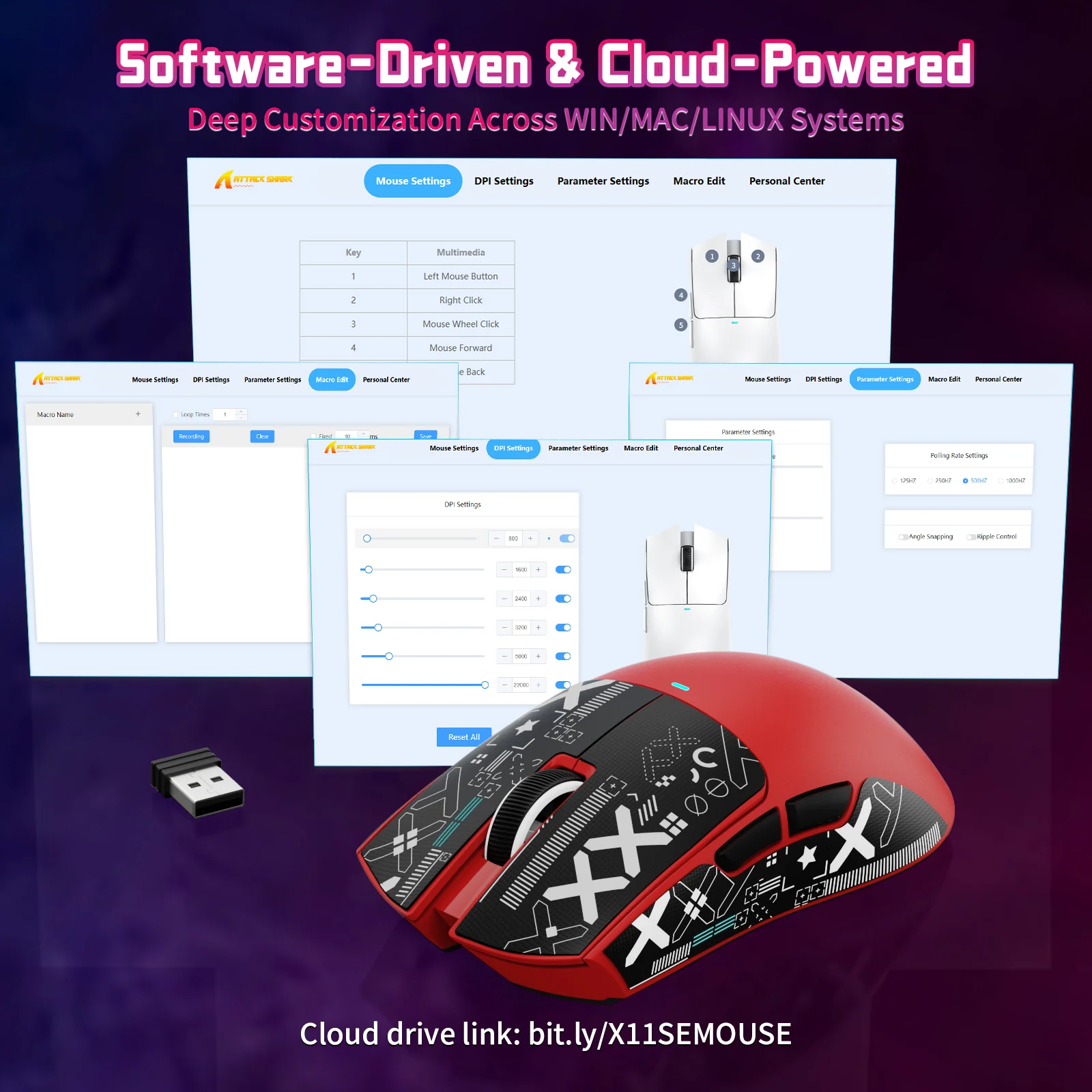 ATTACK SHARK X11SE Wireless Gaming Mouse - Image 50