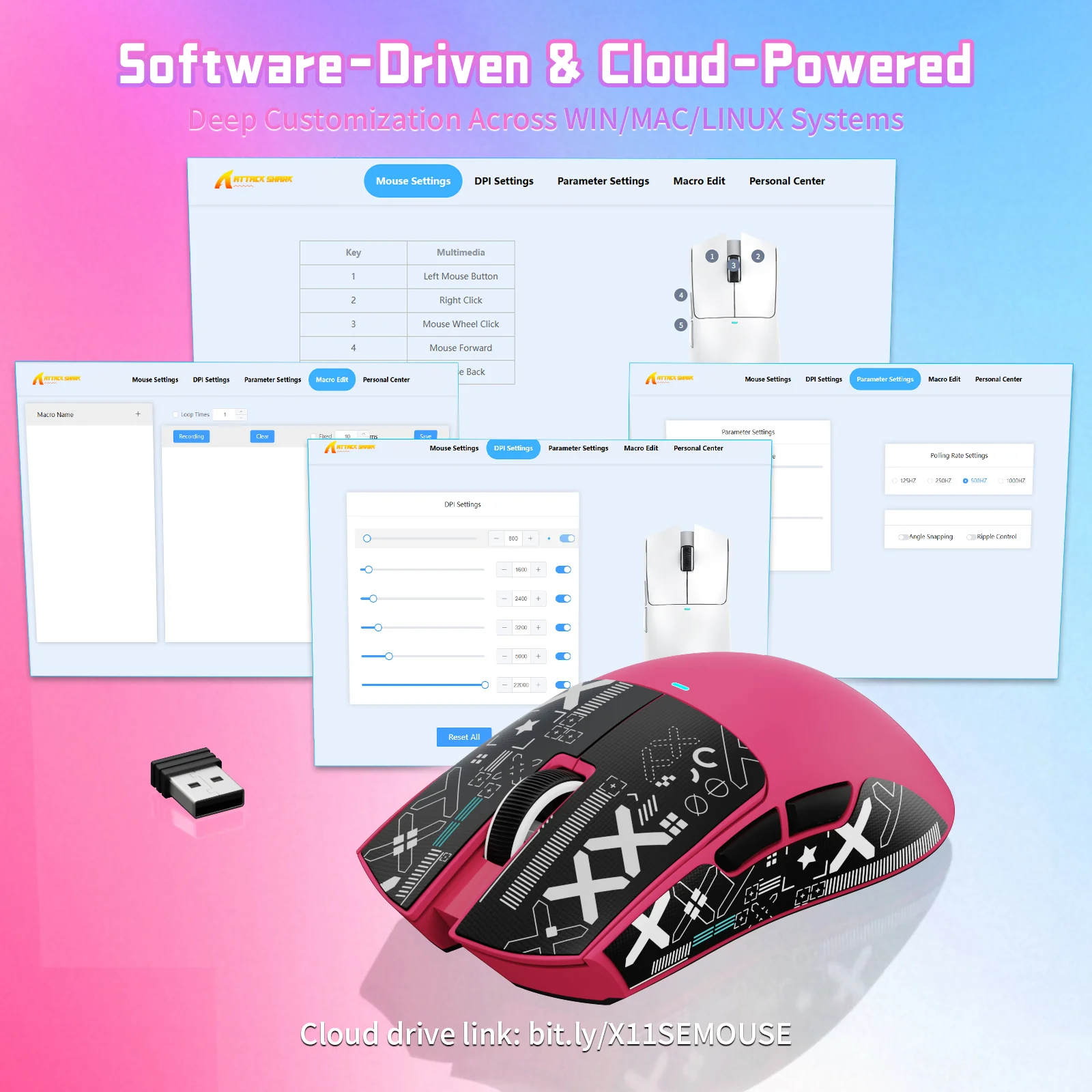 ATTACK SHARK X11SE Wireless Gaming Mouse - Image 58