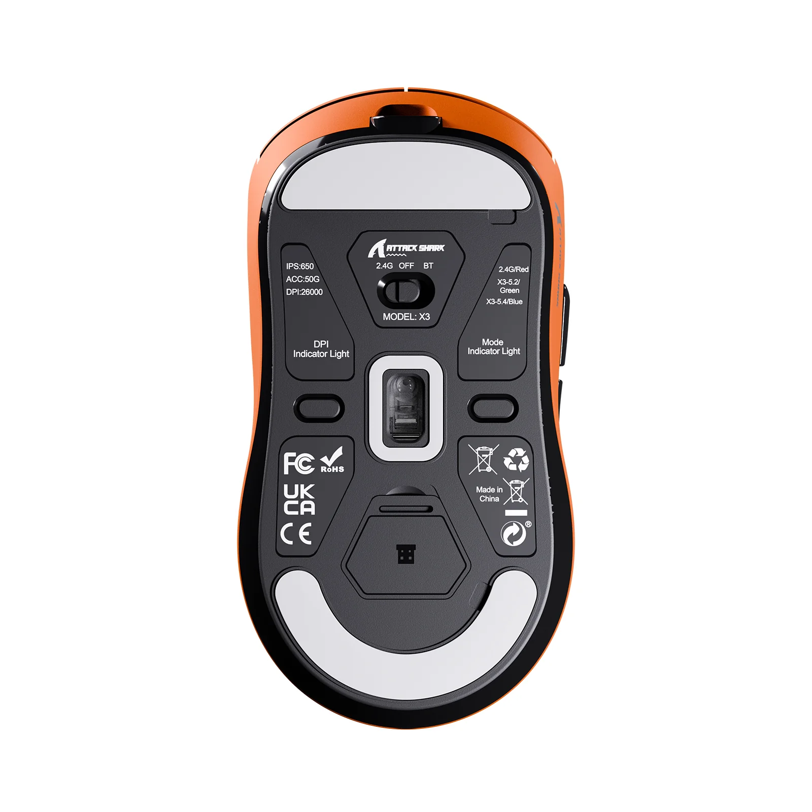 ATTACK SHARK X3 Wireless Gaming Mouse PAW3395 Superlight - Image 20