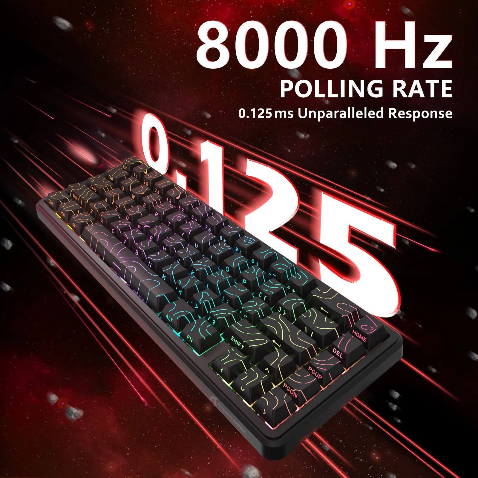 ATTACK SHARK X65 HE Magnetic Switch Rapid Trigger Keyboard - Image 36