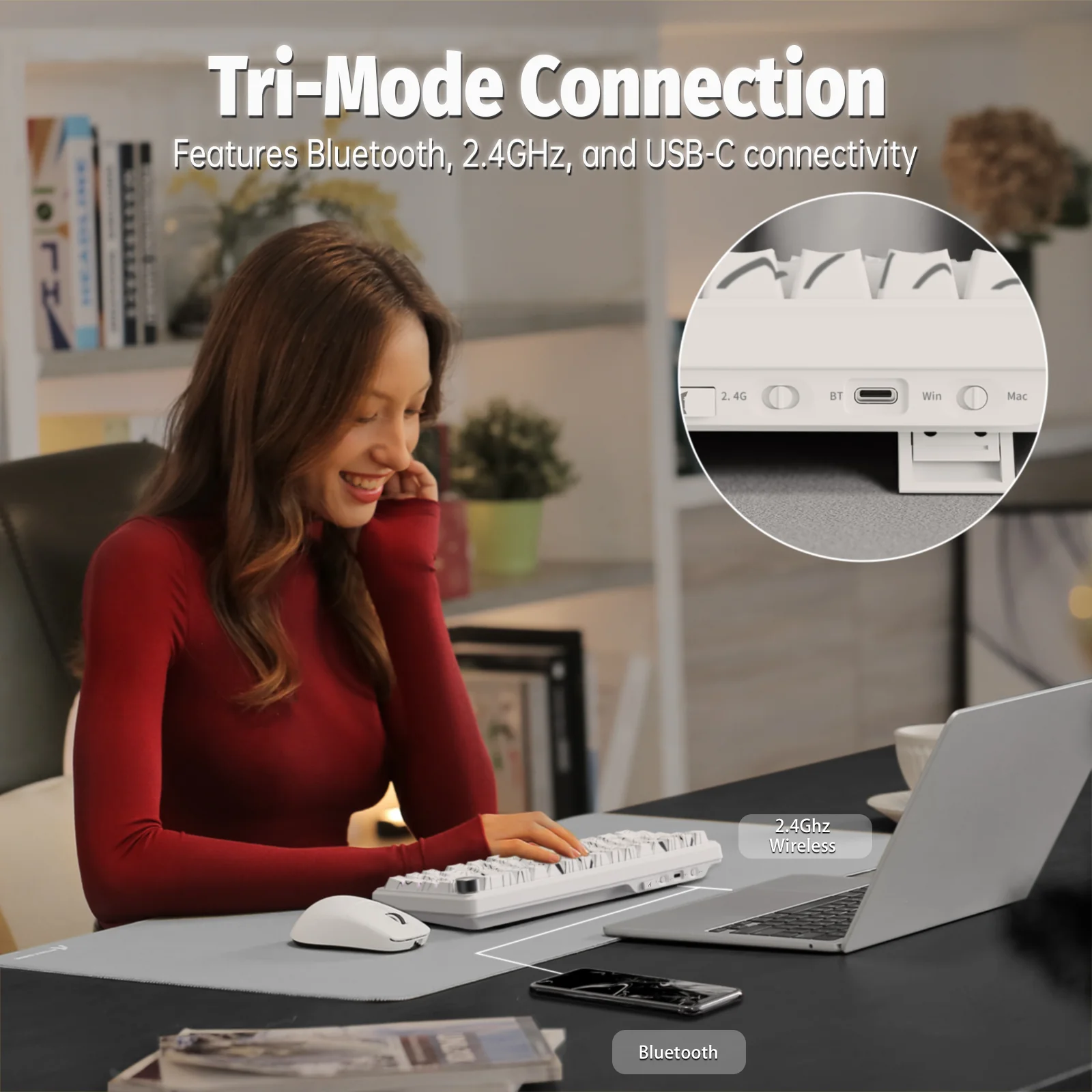 ATTACK SHARK X65PRO HE Wireless Rapid Trigger Keyboard Magnetic Switch - Image 16