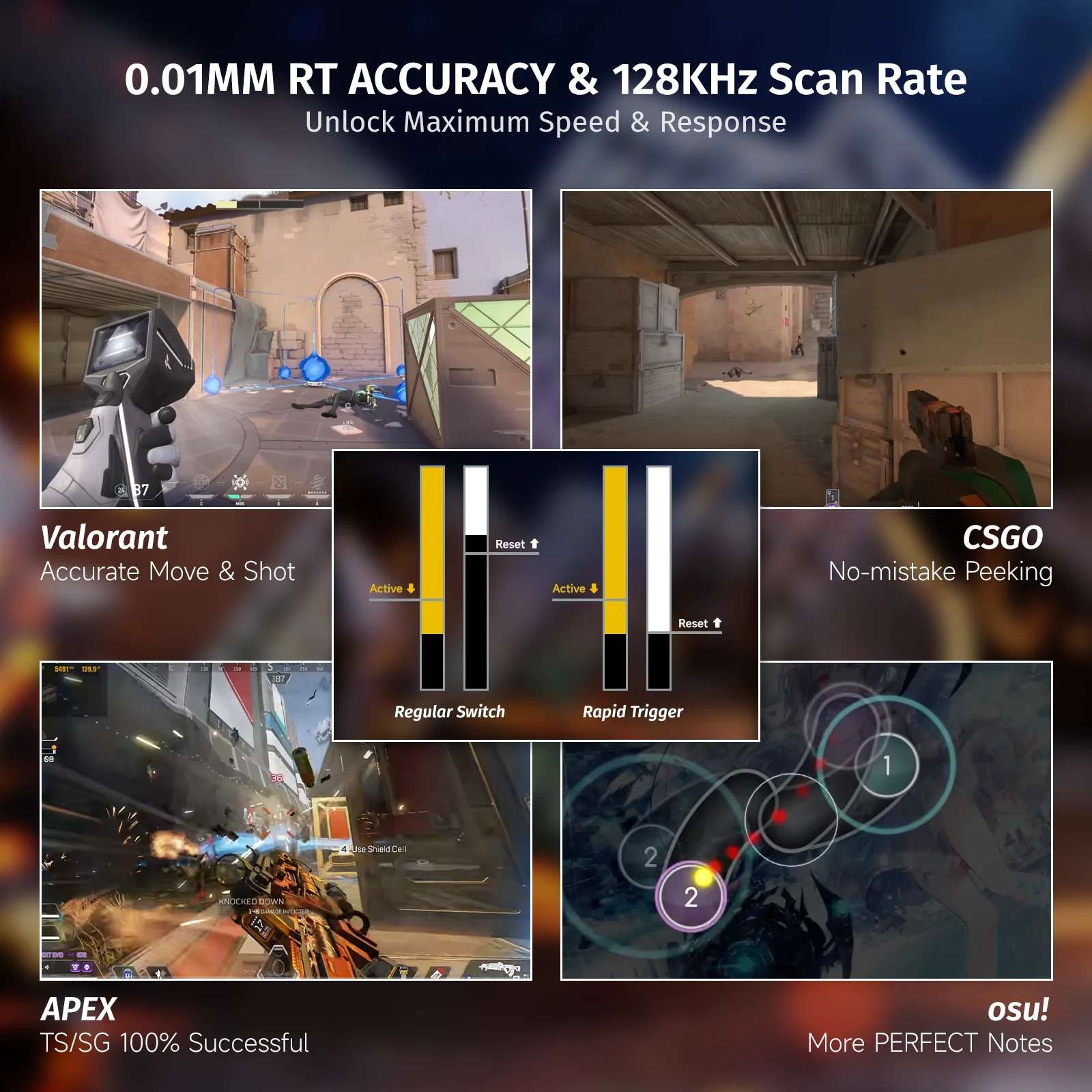 ATTACK SHARK X68 HE Rapid Trigger Keyboard Magnetic Switch - Image 23