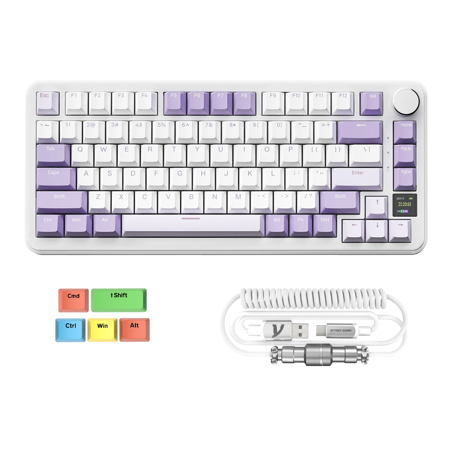 ATTACK SHARK X85PRO Tri-mode Gasket Mechanical Keyboard - Image 22