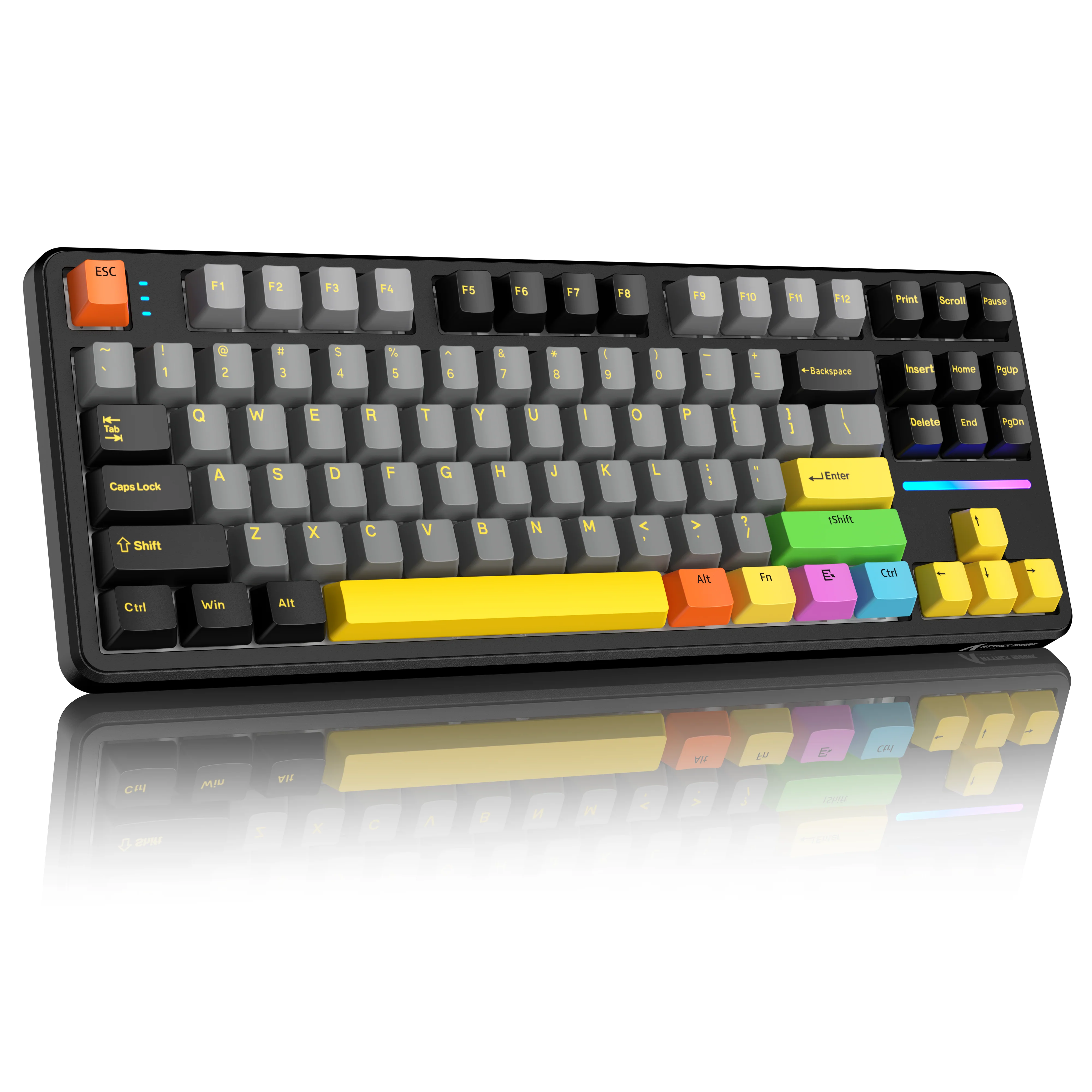 ATTACK SHARK X87 Tri-mode Gasket Mechanical Keyboard - Image 49