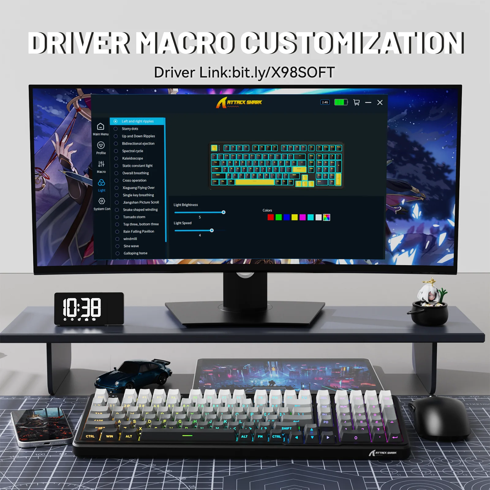 ATTACK SHARK X98 Full-size Wireless Mechanical Keyboard - Image 26