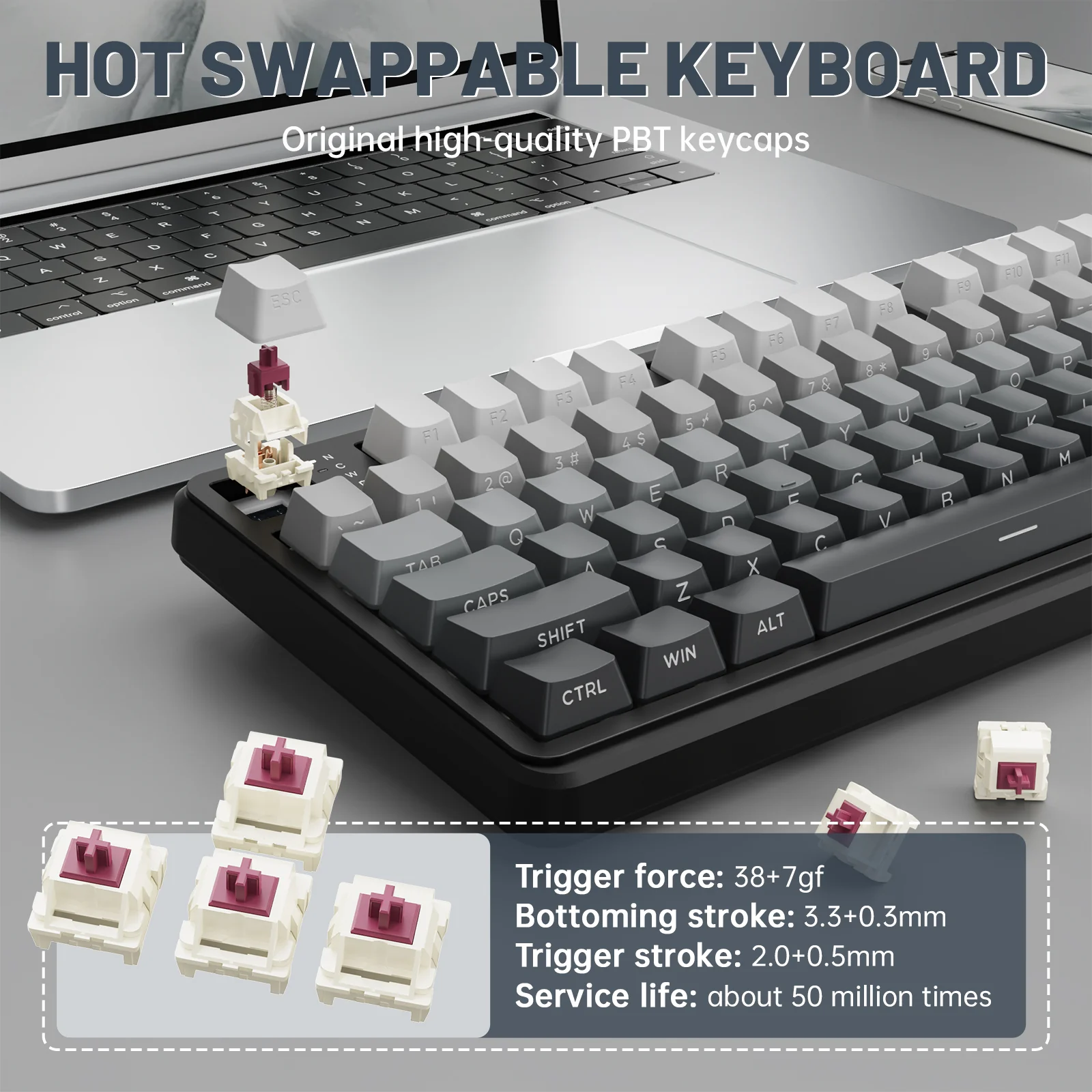 ATTACK SHARK X98PRO Wireless Gaming Keyboard - Image 32