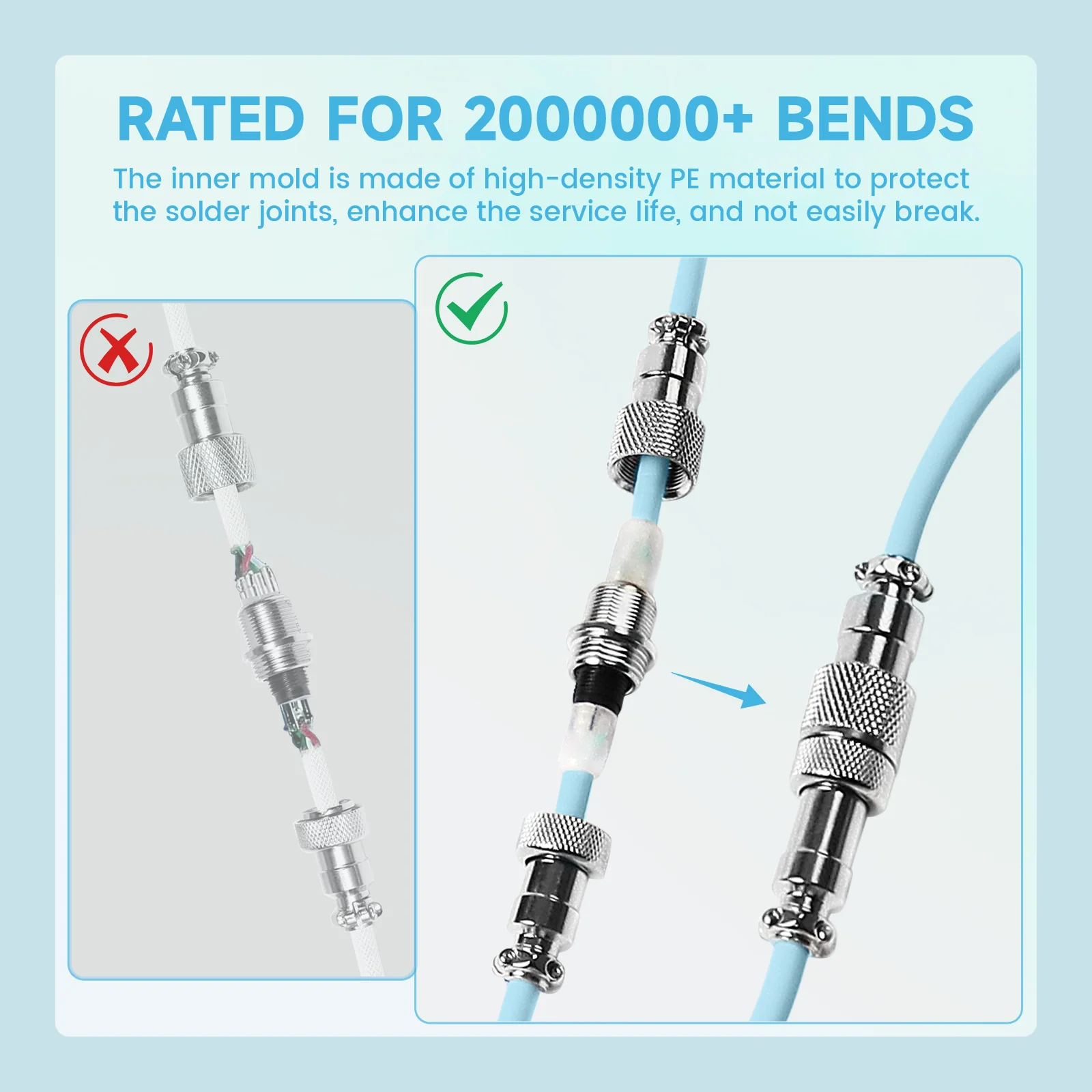 ATTACK SHARK C01Ultra Custom Aviator Cable for 8KHz Magnetic Keyboard - Image 79