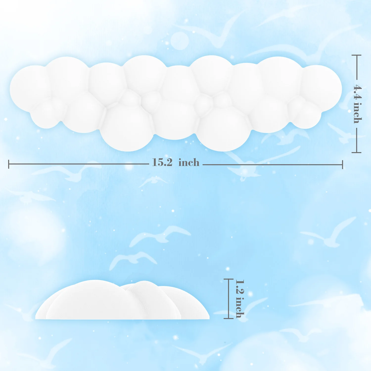 ATTACK SHARK Cloud Keyboard Wrist Rest - Image 7