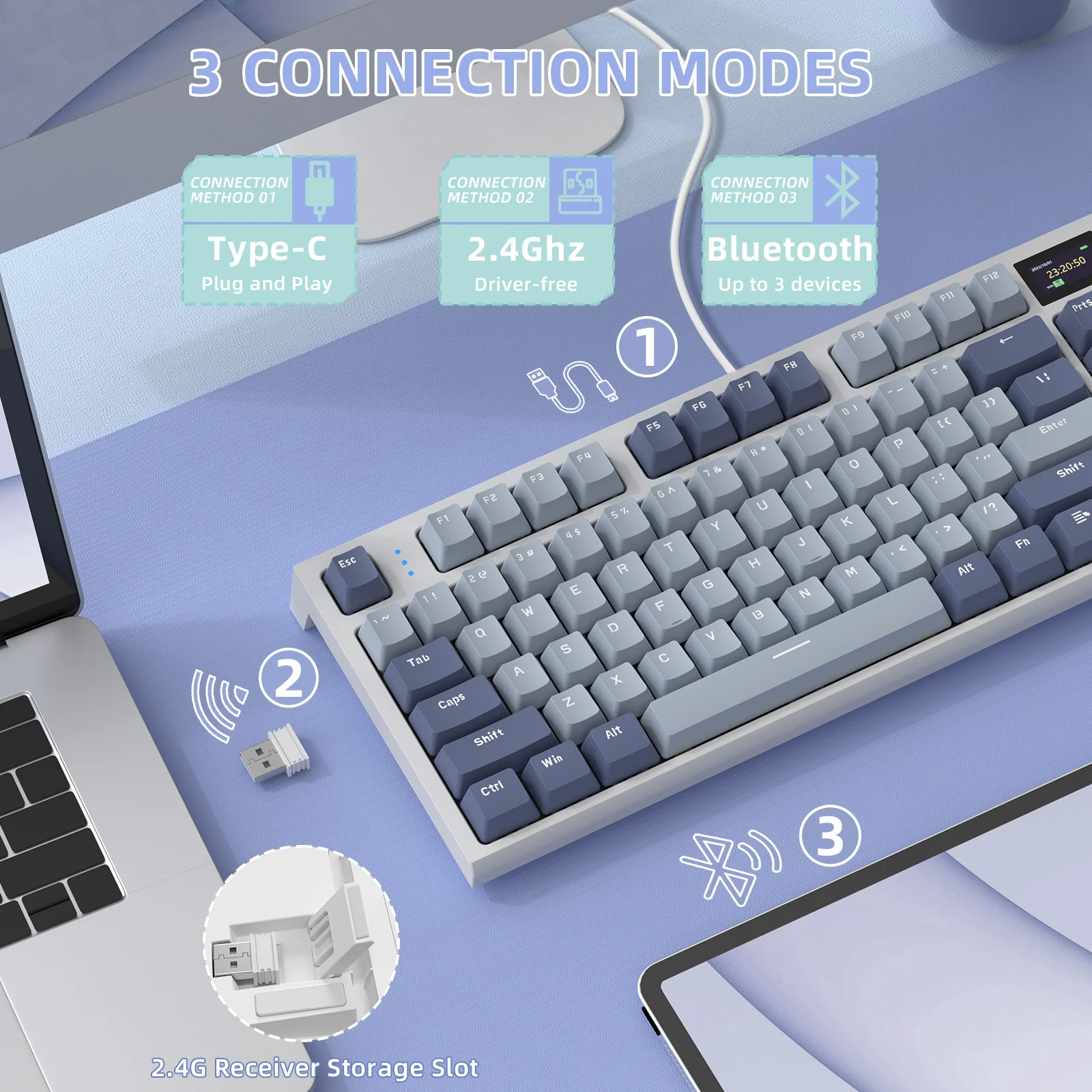 ATTACK SHARK K86 Wireless Mechanical Keyboard - Image 22